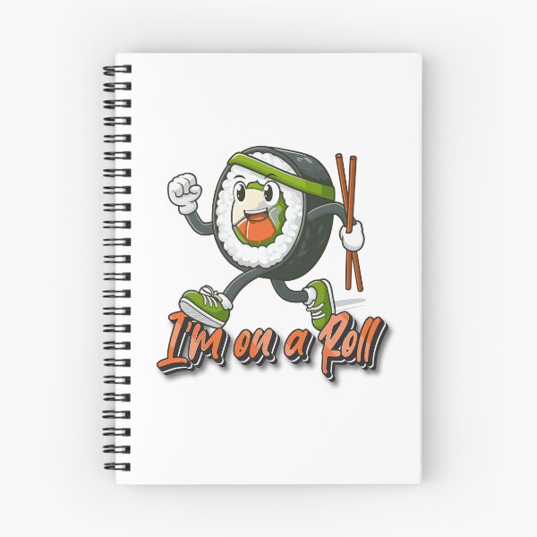 Item preview, I'm on a roll - Funny Sushi Food, Healthy Living and Eating designed and sold by DesignbyJanja.