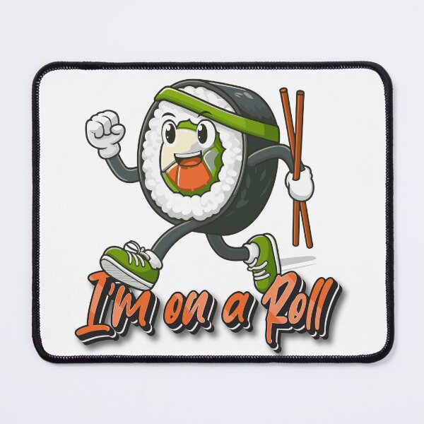 Item preview, I'm on a roll - Funny Sushi Food, Healthy Living and Eating designed and sold by DesignbyJanja.