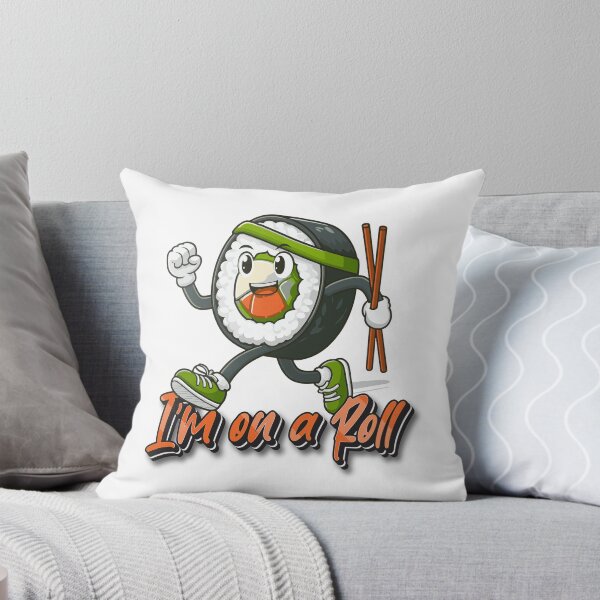 Item preview, I'm on a roll - Funny Sushi Food, Healthy Living and Eating designed and sold by DesignbyJanja.