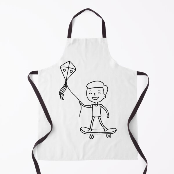 Item preview, Boy playing on a skateboard pulled by a kite designed and sold by rasagamastore.