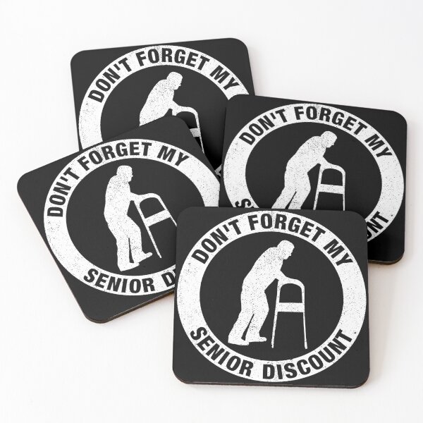Item preview, Don't Forget My Senior Discount - Funny Old People designed and sold by viunziameriza.