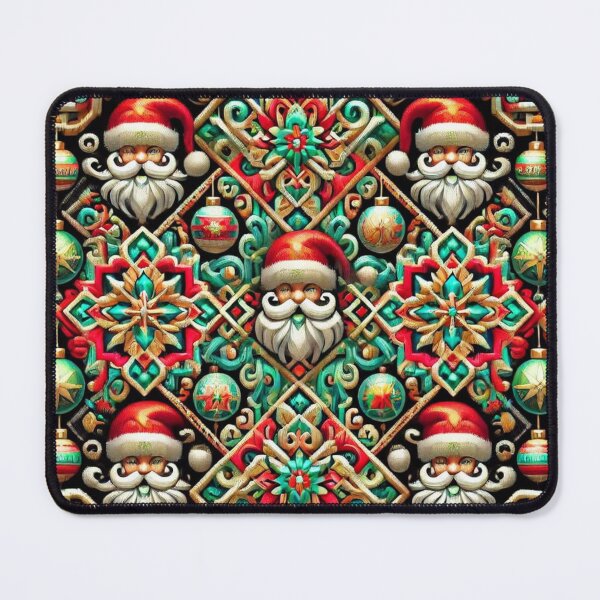 Item preview, Abstract Tribal Ikat Woven Christmas Santa Design designed and sold by TribalioDesigns.