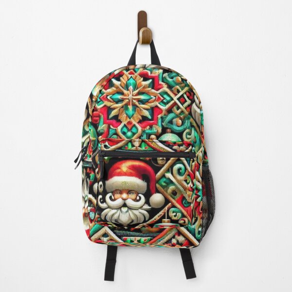 Item preview, Abstract Tribal Ikat Woven Christmas Santa Design designed and sold by TribalioDesigns.
