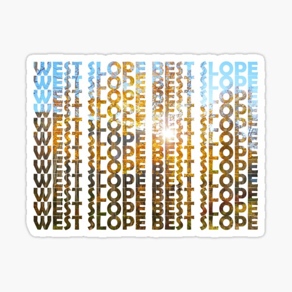 Item preview, West Slope Best Slope - Fall Colors designed and sold by zewagner.