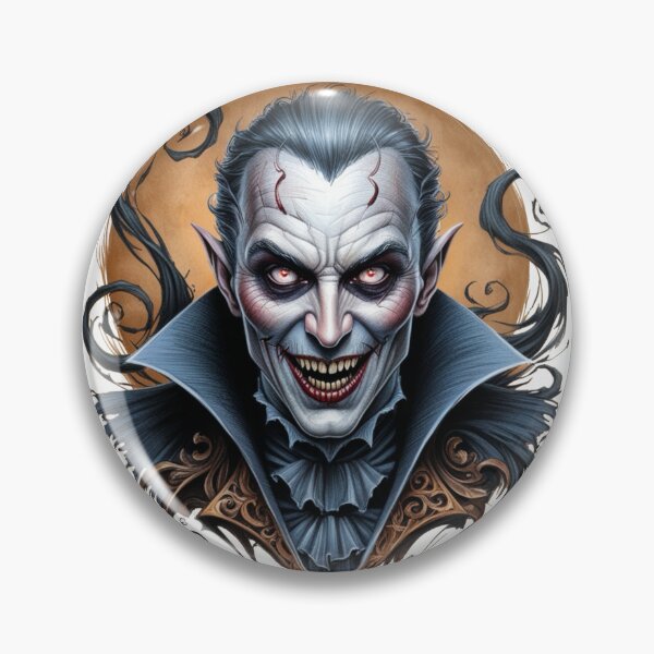 Item preview, A creepy looking man with red eyes and a wicked smile designed and sold by PWDigitalArt.
