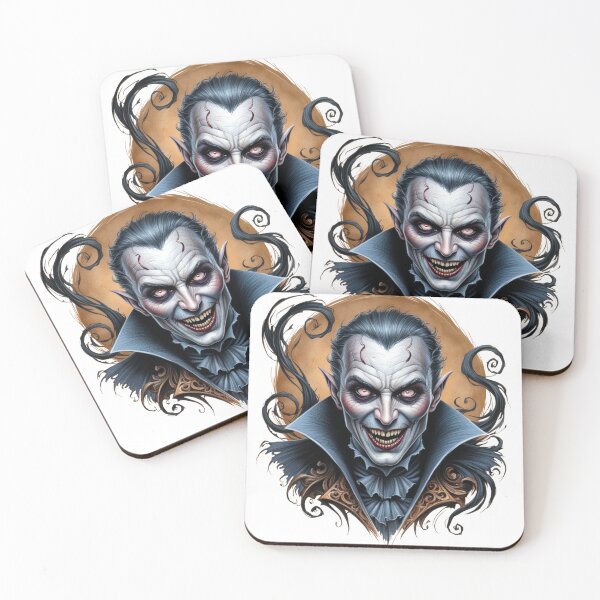 Item preview, A creepy looking man with red eyes and a wicked smile designed and sold by PWDigitalArt.