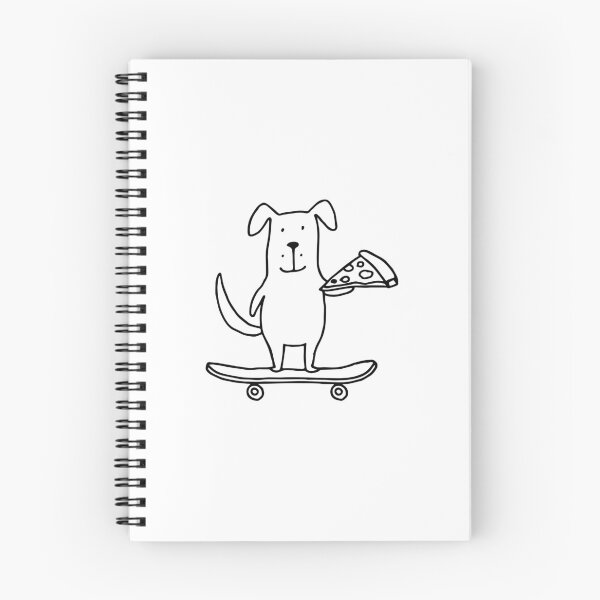 Item preview, Dog hold pizza with playing a skateboard designed and sold by rasagamastore.