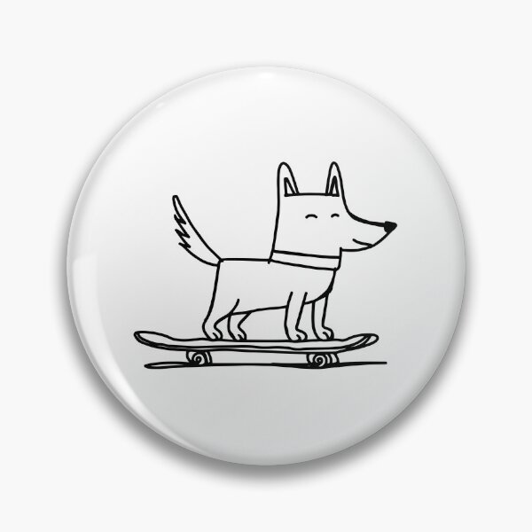 Item preview, Dog riding a skateboard moving fast designed and sold by rasagamastore.