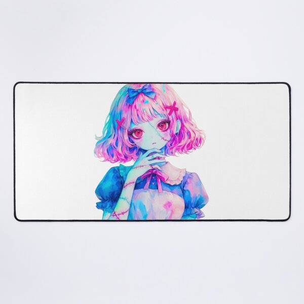 Item preview, Gothic Doll Sticker with Stitched Details and Bow designed and sold by Pocket Money Stickers.