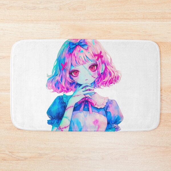 Item preview, Gothic Doll Sticker with Stitched Details and Bow designed and sold by Pocket Money Stickers.