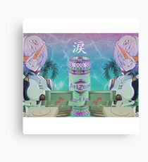 Lienzo Vaporwave - Evangelion