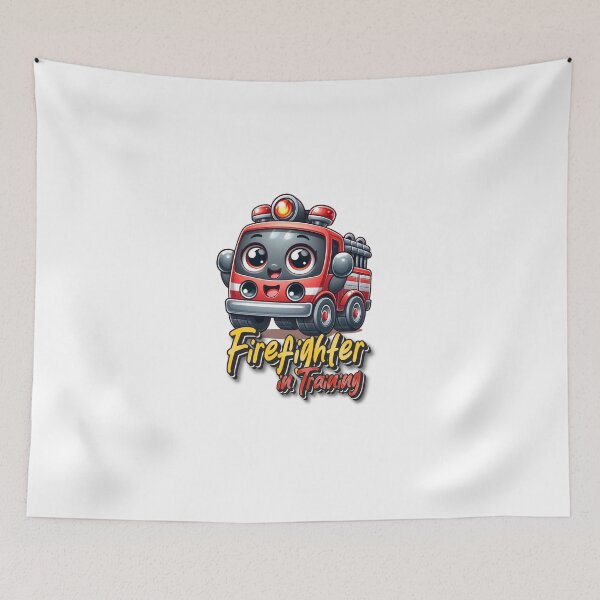 Item preview, Firefighter in Training - Firetruck Design designed and sold by DesignbyJanja.