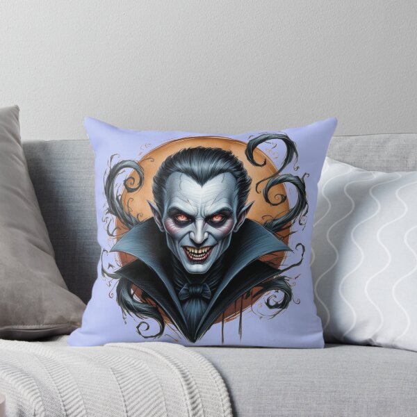 Item preview, A vampire with a red face and a black cape designed and sold by PWDigitalArt.