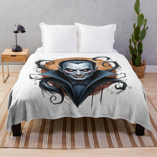 Item preview, A vampire with a red face and a black cape designed and sold by PWDigitalArt.