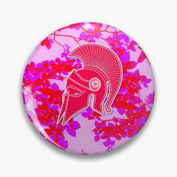 Item preview, Spartan worrier blood floral pattern designed and sold by SueKnox.