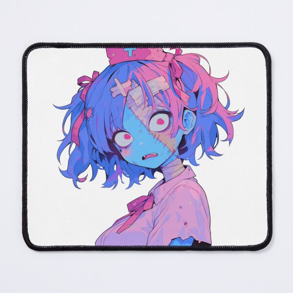 Item preview, Zombie Nurse Sticker with Stitched-Up Scars designed and sold by Pocket Money Stickers.