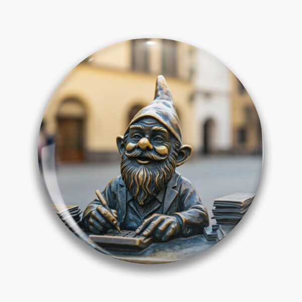 Item preview, Thinking of Wroclaw - Gnome Bookkeeper designed and sold by Purrfecta.