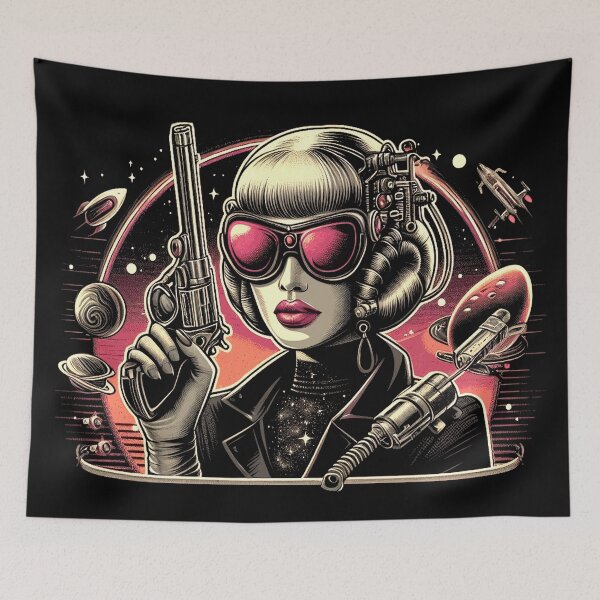 Item preview, 80s Sci-Fi Woman designed and sold by PulpVintage.