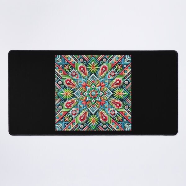 Item preview, Abstract Tribal Ikat Woven Christmas Star Design designed and sold by TribalioDesigns.