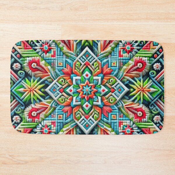 Item preview, Abstract Tribal Ikat Woven Christmas Star Design designed and sold by TribalioDesigns.