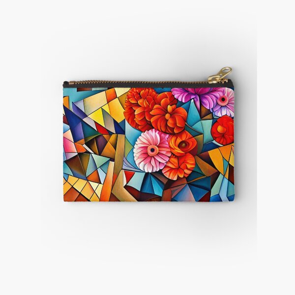 Item preview, Vibrant Cubist Style Flowers designed and sold by Gingezel.