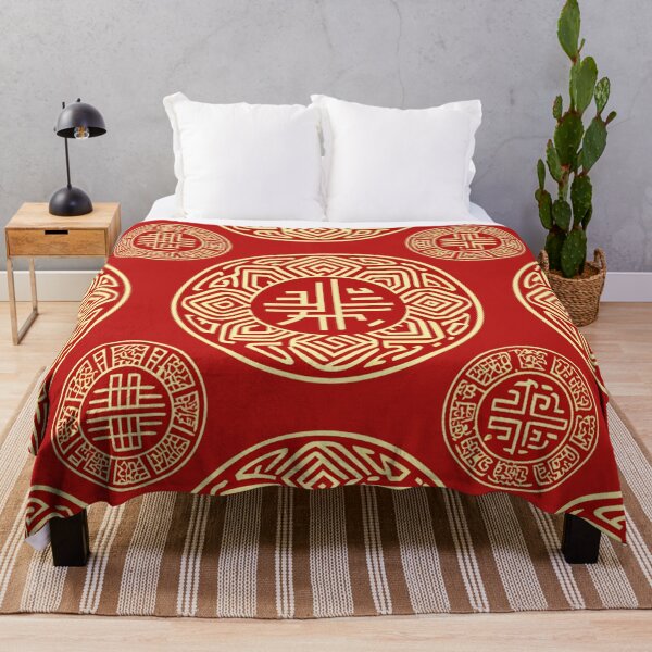 Item preview, Chinese red pattern designed and sold by Erik Visnievskij.