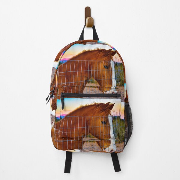Item preview, Gorgeous Chestnut Horse with White Stripe at Sunset designed and sold by Yogibear & Rachelle .