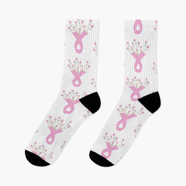 Item preview, Pink Ribbon with Flowers Cancer Awareness designed and sold by Tetete.