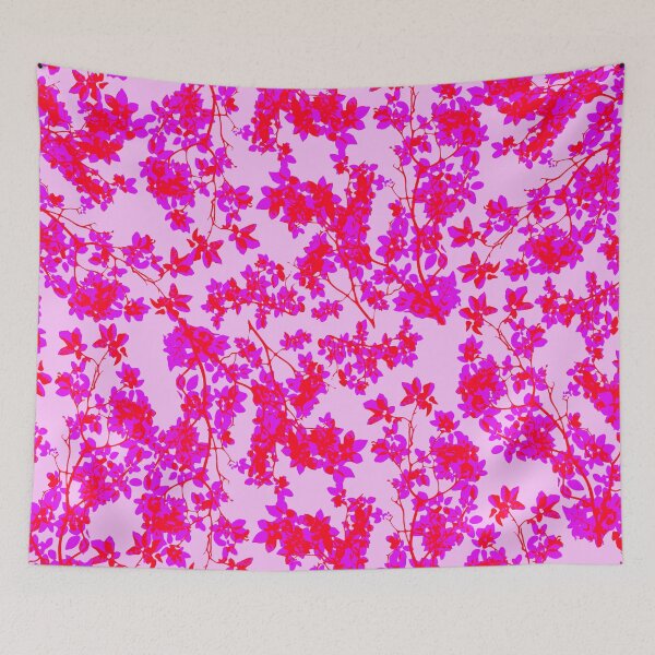 Item preview, Spartan worrier blood floral pattern designed and sold by SueKnox.
