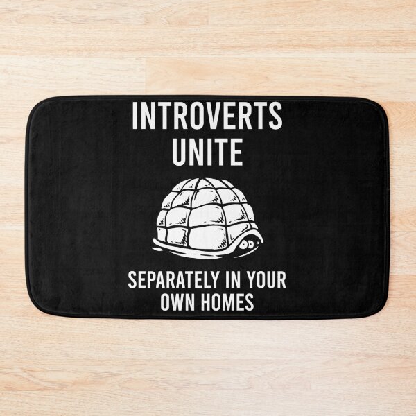 Item preview, Introverts Unite, Separately In Your Own Homes - Introverts Funny Turtle Jokes designed and sold by zhilwahesani.