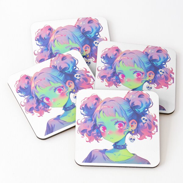 Item preview, Pastel Zombie Girl Sticker for Halloween Vibes designed and sold by Pocket Money Stickers.
