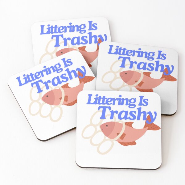 Item preview, Littering Is Trashy! designed and sold by TheLastGarden.