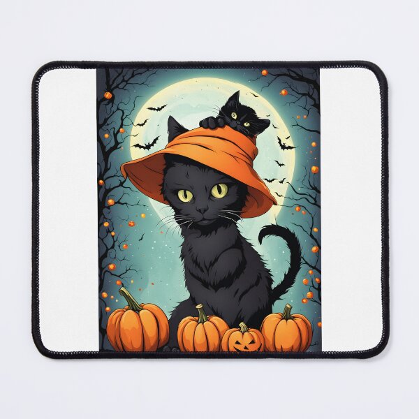 Item preview, Cute Black kitty Halloween designed and sold by RetroPop23.
