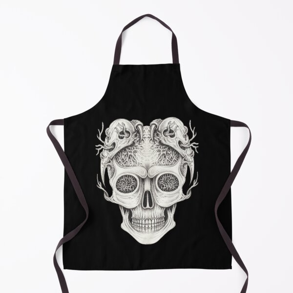 Item preview, Skull head and skull animal surreal art. designed and sold by Jiwsurreal.