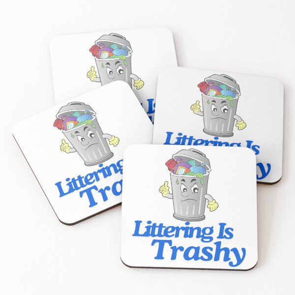 Item preview, Littering Is Trashy! Clean up your act! designed and sold by TheLastGarden.