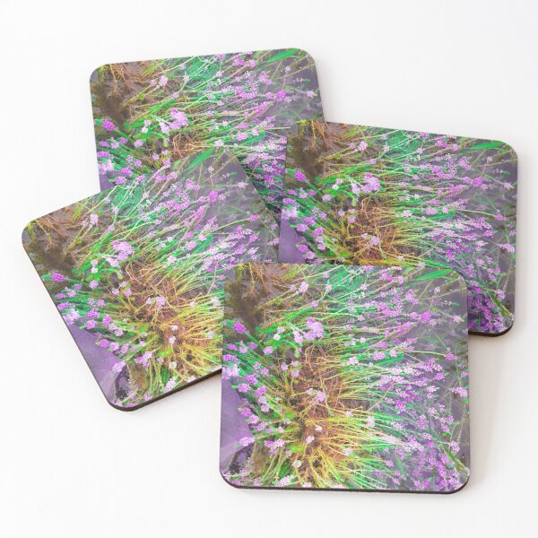 Item preview, Pink and purple aquatic plant flowers. designed and sold by MiMee4451.