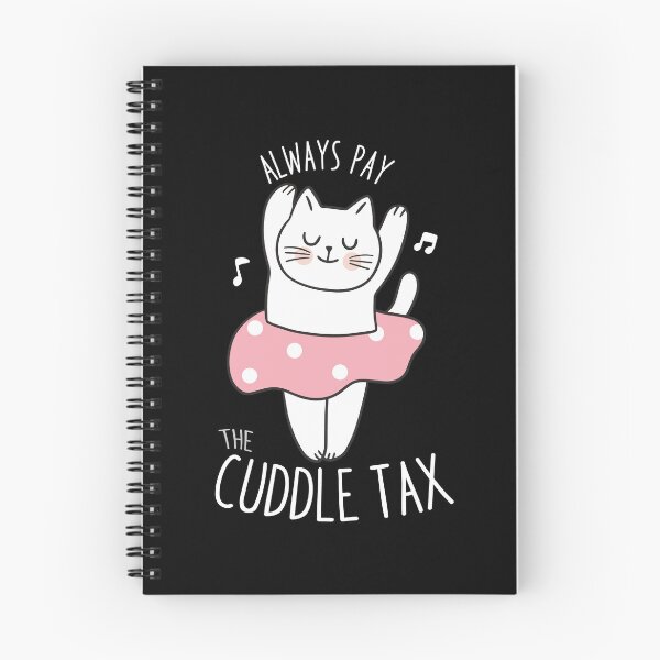 Item preview, CUTE BALLERINA CAT PAY THE CUDDLE TAX designed and sold by Madjack Tees Kiwi SuperStore.