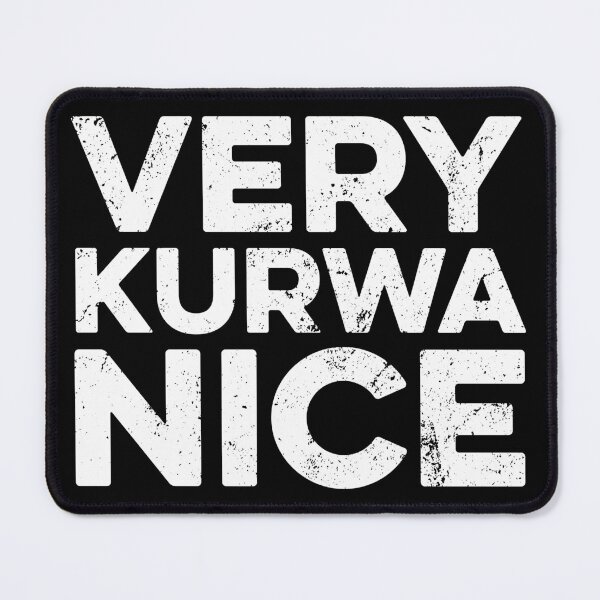 Item preview, Funny Very Kurwa Nice Polish English Sarcasm Quote designed and sold by zeviwanty.