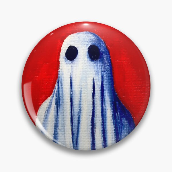 Item preview, Ghost on Red designed and sold by eerieechos.