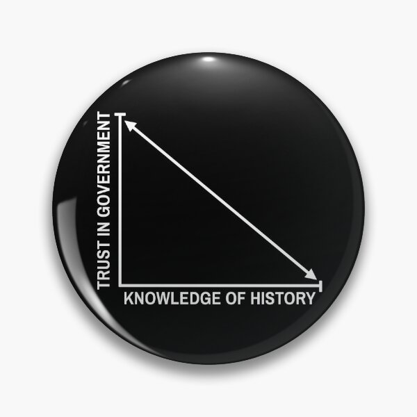 Item preview, Trust In Government Graph Funny Sarcastic Libertarian Gear designed and sold by DynamicDesign.