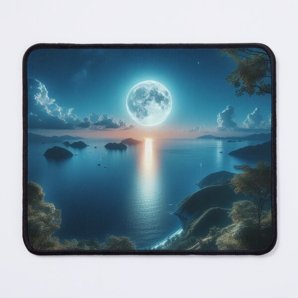 Item preview, Moonlit Night Landscape  designed and sold by DeeCeeFashion.