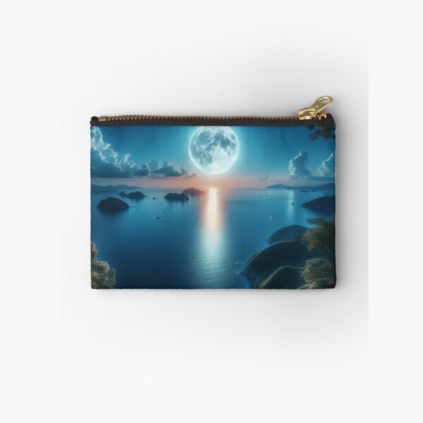 Item preview, Moonlit Night Landscape  designed and sold by DeeCeeFashion.