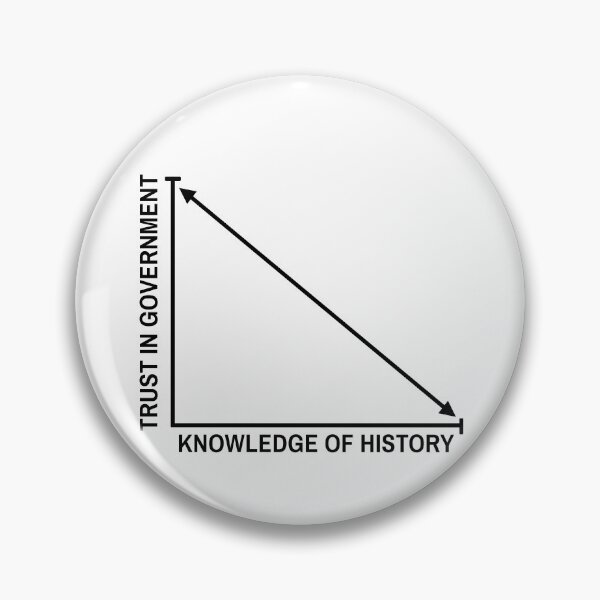 Item preview, Trust In Government Graph Funny Sarcastic Libertarian Gear designed and sold by DynamicDesign.