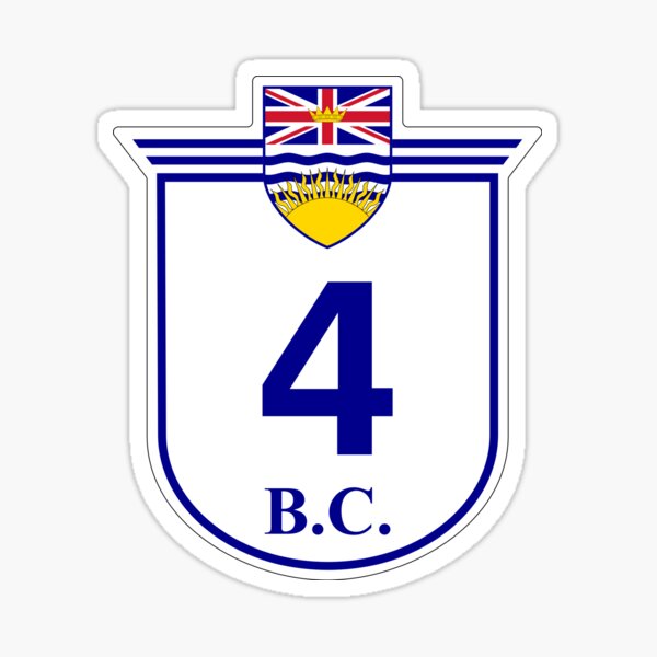 Item preview, BC Hwy 4 Alberni Highway, Pacific Rim Highway, Surf Highway | Highway Shield Sign designed and sold by Transit Traveller.