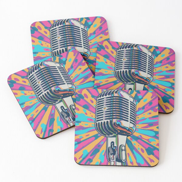 Item preview, etro Pop Art Microphone – Vibrant Music Lover's Design designed and sold by sirenandscript.