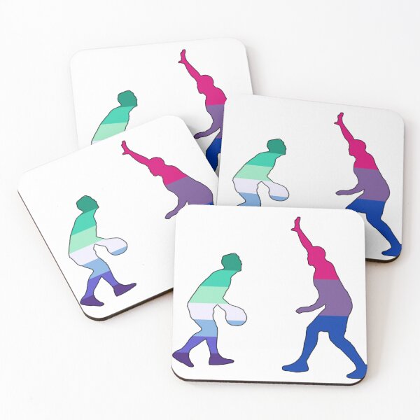 Aperçu de l'œuvre Buddie Basketball Silhouette (gay et bi) créée et vendue par RuthandRose.