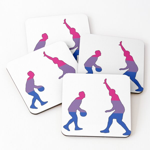 Item preview, Buddie Basketball Silhouette (bi) designed and sold by RuthandRose.