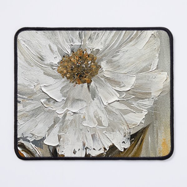 Item preview, Modern arwork white large flower  designed and sold by TatianaMalinArt.