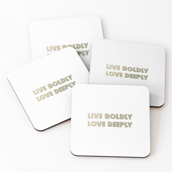 Item preview, Live Boldly Love Deeply Text designed and sold by Combat Skies.