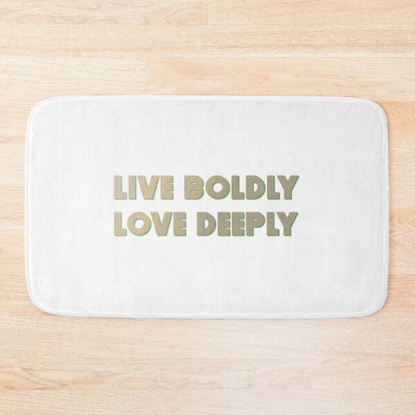 Item preview, Live Boldly Love Deeply Text designed and sold by Combat Skies.